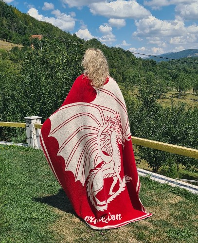 Drachen-Decke SCHUTZ Rot – Bild 4