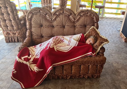 Drachen-Decke SCHUTZ Rot – Bild 3